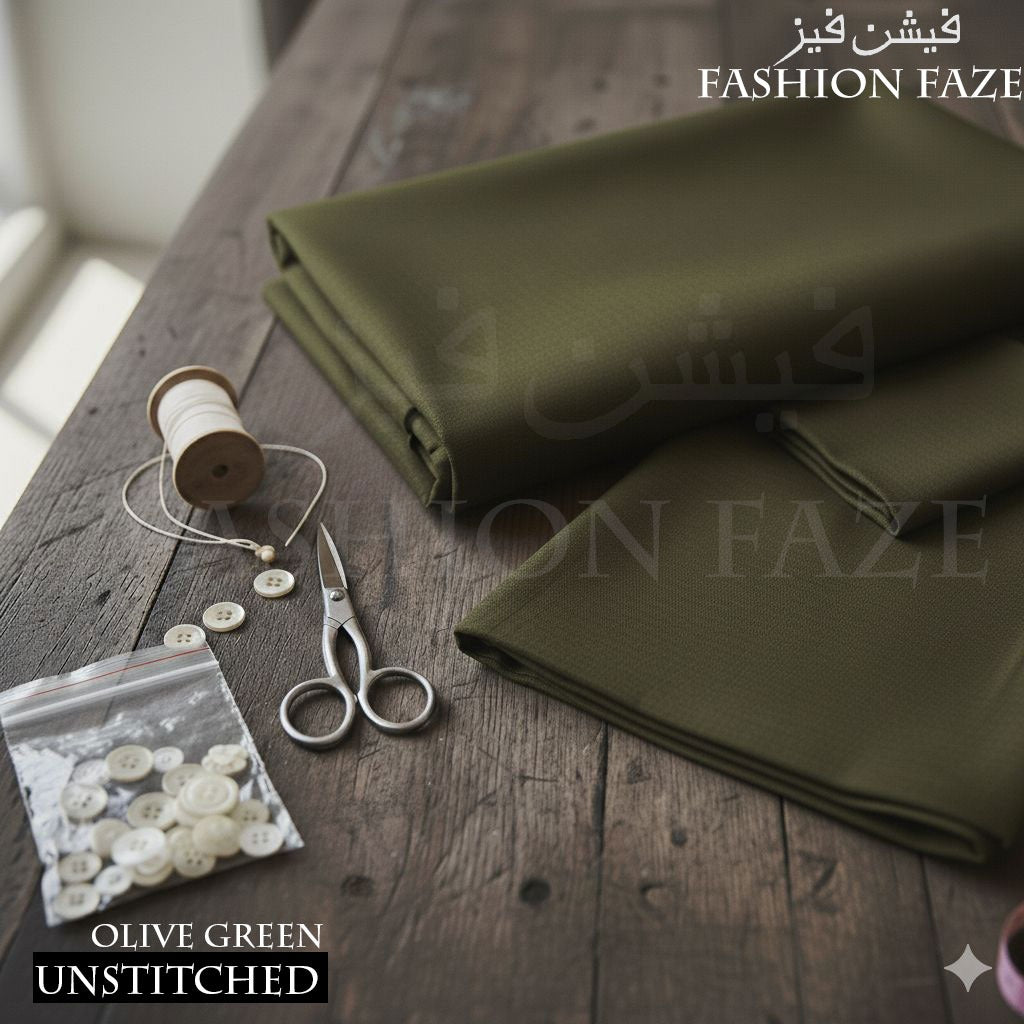 Premium Boski Wash and Wear Unstitched Gents Suit – 10