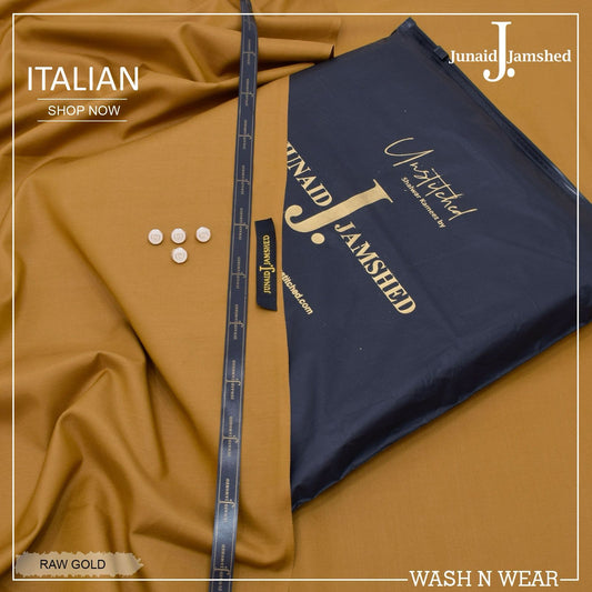 J. Italian Wash & Wear Unstitched Suits for Men FZG-027