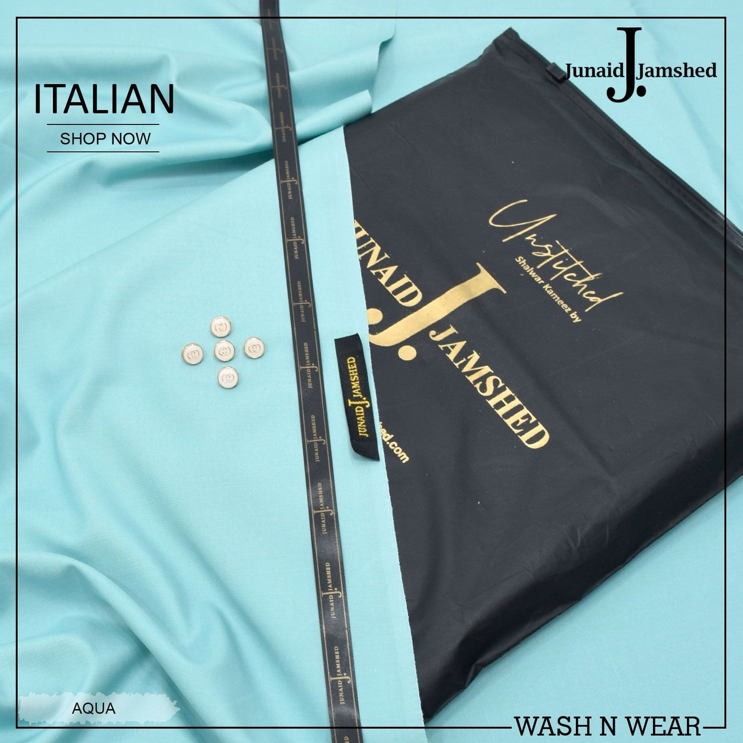 J. Italian Wash & Wear Unstitched Suits for Men FZG-032