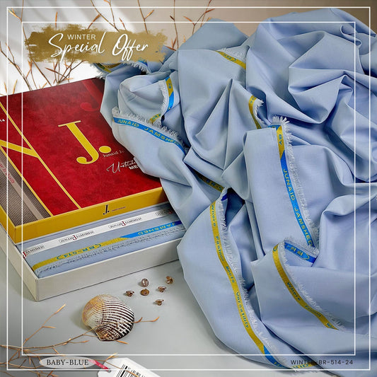 J. Majestic Wash & Wear Unstitched Suits for Men FZG-068