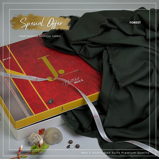 J. Majestic Wash & Wear Unstitched Suits for Men FZG-069