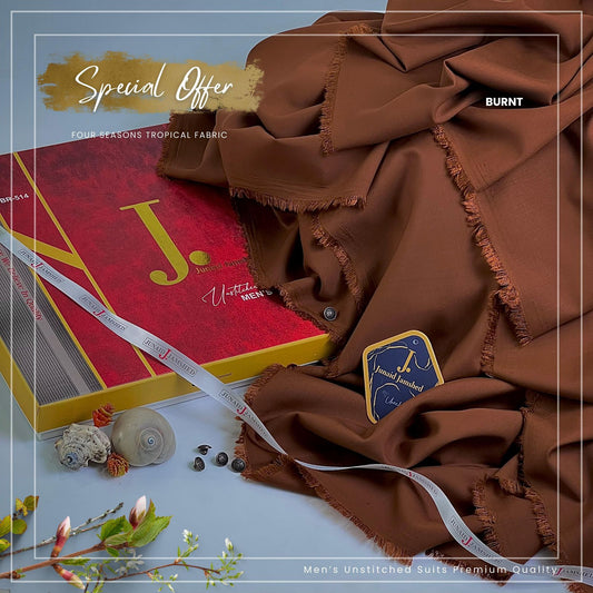 J. Majestic Wash & Wear Unstitched Suits for Men FZG-051