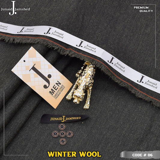 J. Premium Wool Unstitched Shalwar Kameez – Timeless Grace in Every Thread