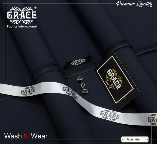 Grace Premium Wash & Wear Unstitched Shalwar Kameez – Elegance Meets Everyday Comfort