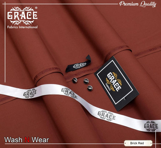 Grace Premium Wash & Wear Unstitched Shalwar Kameez – Elegance Meets Everyday Comfort