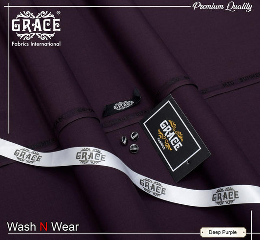 Grace Premium Wash & Wear Unstitched Shalwar Kameez – Elegance Meets Everyday Comfort