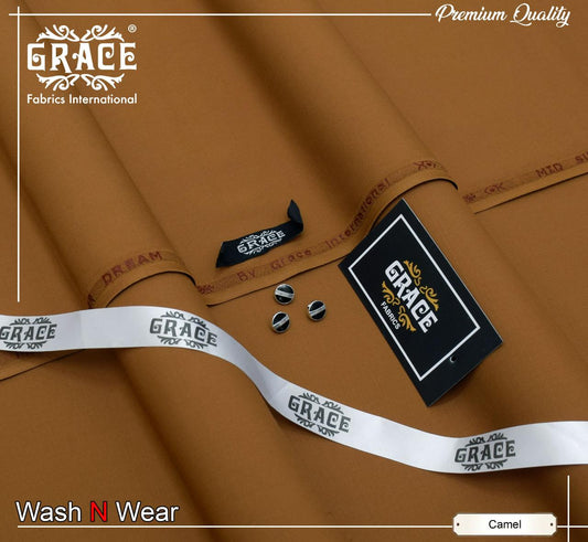Grace Premium Wash & Wear Unstitched Shalwar Kameez – Elegance Meets Everyday Comfort